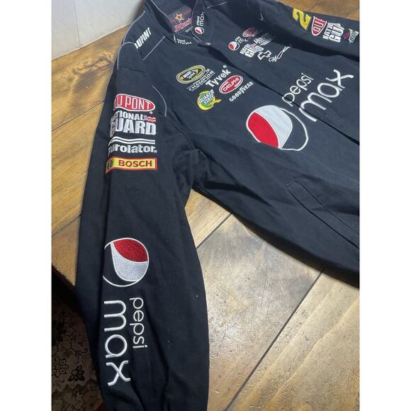 PEPSI Max JEFF GORDON Jacket Coat 2XL JH DESIGN NASCAR Black Racing Bomber 17983 - Picture 9 of 16